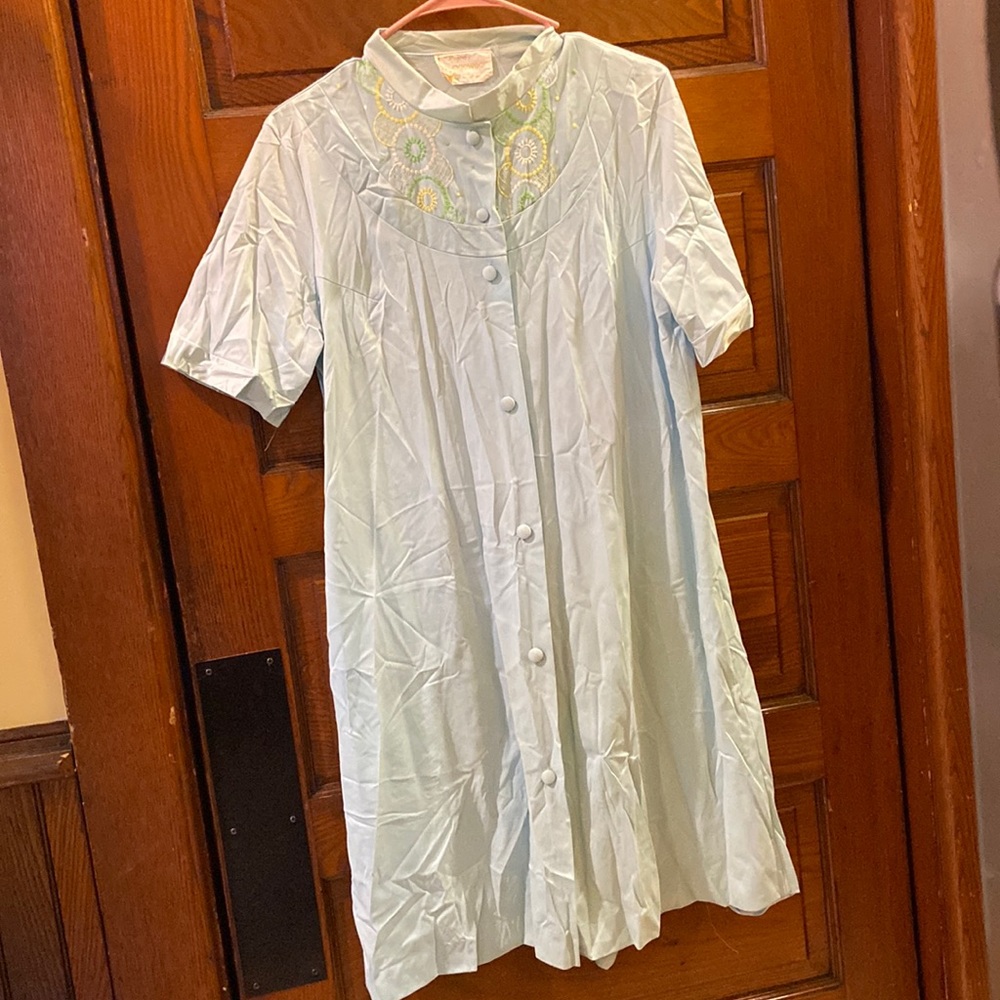 Vintage JCPenny loungewear satin nightgown.